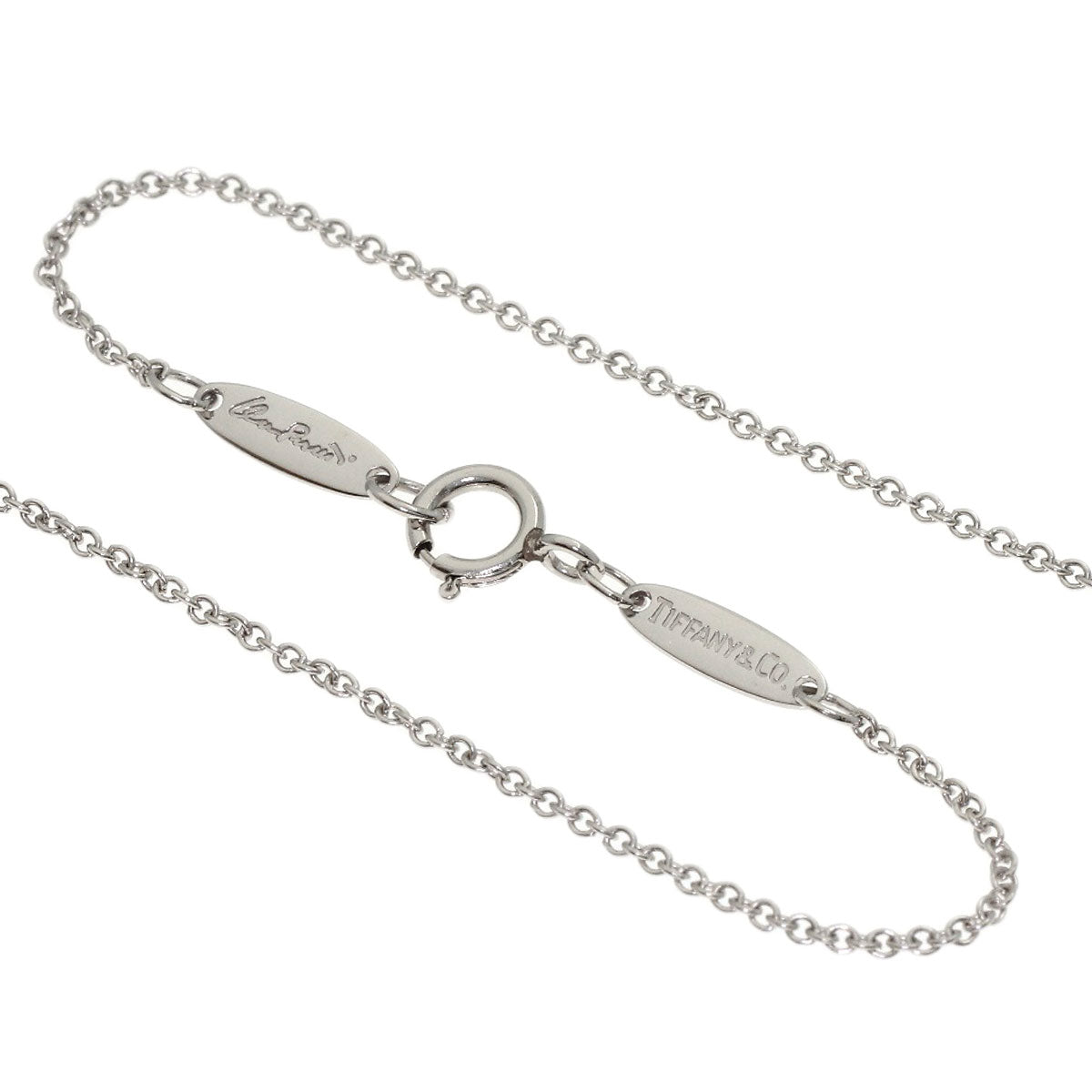 TIFFANY&Co. Small cross Necklace Platinum PT950 Ladies [Used]