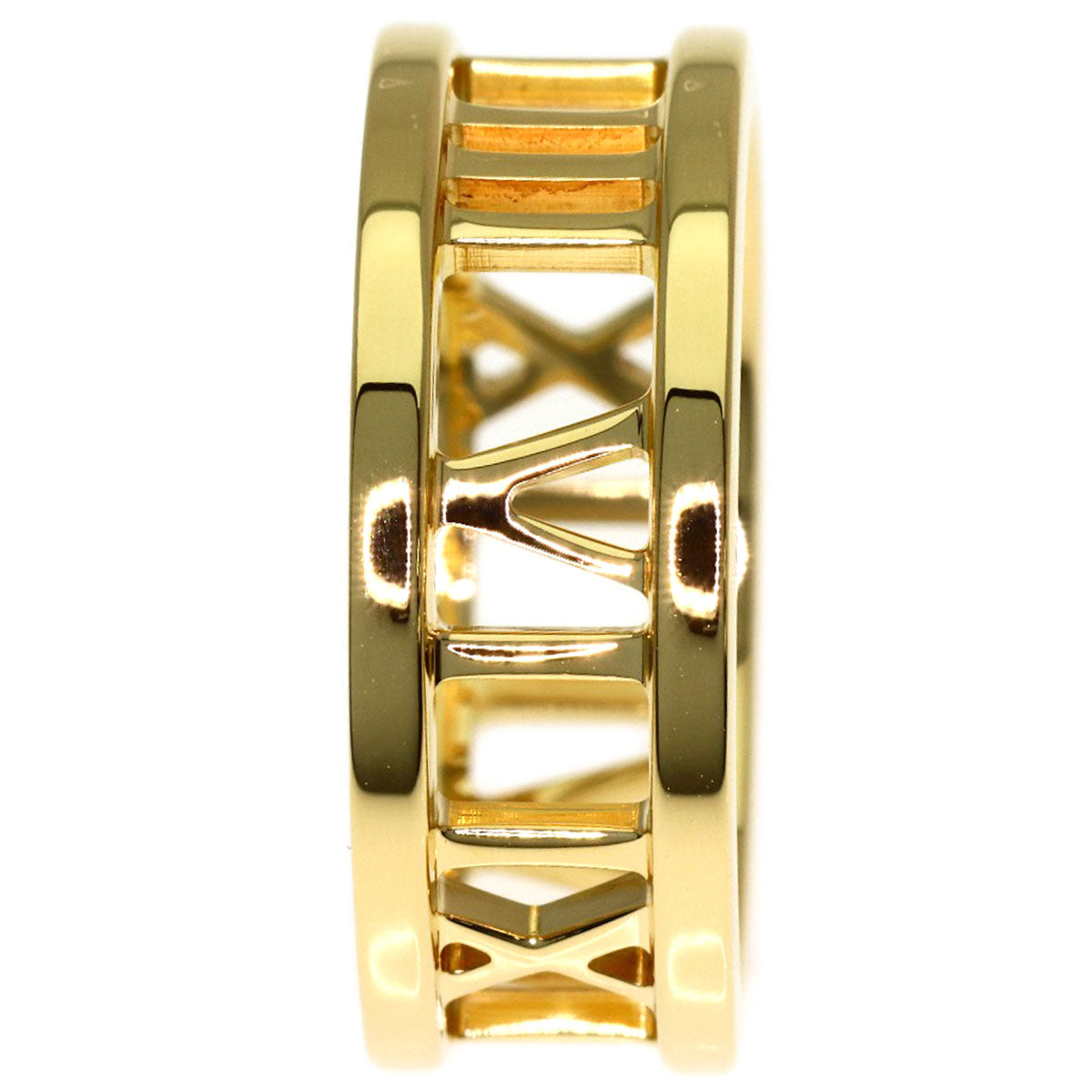 TIFFANY&Co. open atlas Ring K18 Yellow Gold Ladies [Used]