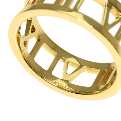 TIFFANY&Co. open atlas Ring K18 Yellow Gold Ladies [Used]