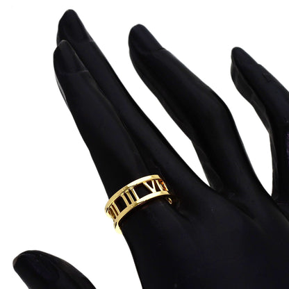 TIFFANY&Co. open atlas Ring K18 Yellow Gold Ladies [Used]