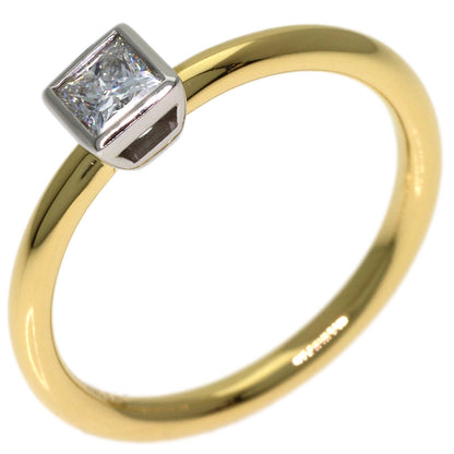 TIFFANY&Co. Diamond Ring K18 Yellow Gold PT950Ladies [Used]