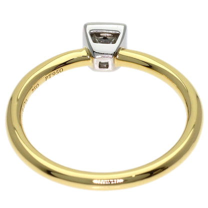TIFFANY&Co. Diamond Ring K18 Yellow Gold PT950Ladies [Used]
