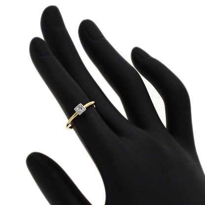 TIFFANY&Co. Diamond Ring K18 Yellow Gold PT950Ladies [Used]