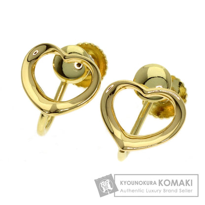 TIFFANY&Co. Open heart Earring K18 Yellow Gold Ladies [Used]