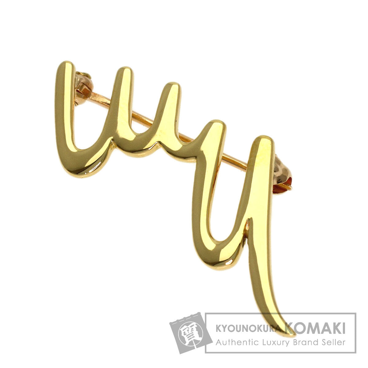 TIFFANY&Co. Paloma Picasso Brooch K18 Yellow Gold Ladies [Used]