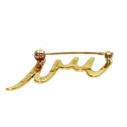 TIFFANY&Co. Paloma Picasso Brooch K18 Yellow Gold Ladies [Used]