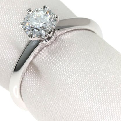 TIFFANY&Co. Solitaire Diamond Ring Platinum PT950 Ladies [Used]