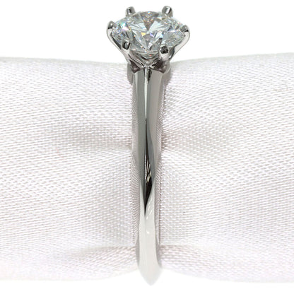 TIFFANY&Co. Solitaire Diamond Ring Platinum PT950 Ladies [Used]