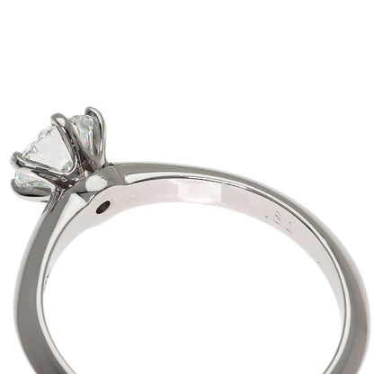 TIFFANY&Co. Solitaire Diamond Ring Platinum PT950 Ladies [Used]
