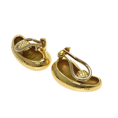 TIFFANY&Co. teardrop Earring K18 Yellow Gold Ladies [Used]