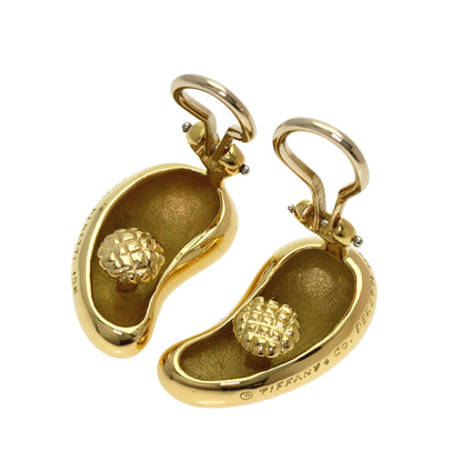 TIFFANY&Co. teardrop Earring K18 Yellow Gold Ladies [Used]