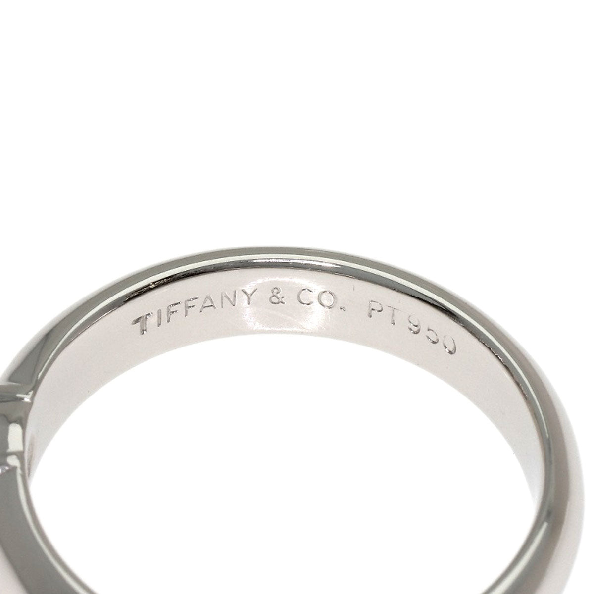 TIFFANY&Co. Dots Solitaire Diamond Ring Platinum PT950 Ladies [Used]