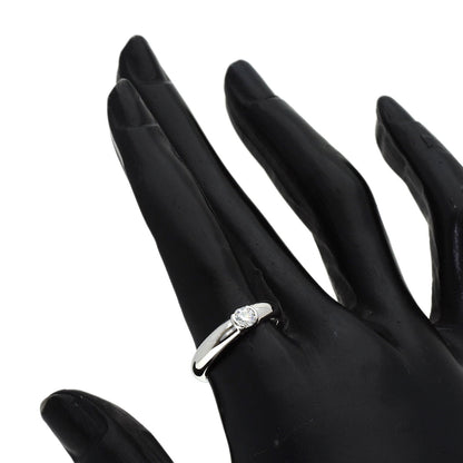 TIFFANY&Co. Dots Solitaire Diamond Ring Platinum PT950 Ladies [Used]