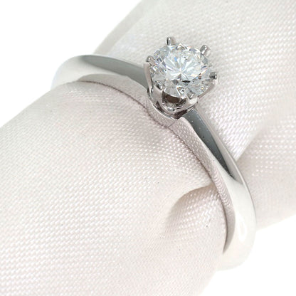 TIFFANY&Co. Solitaire Diamond Ring Platinum PT950 Ladies [Used]