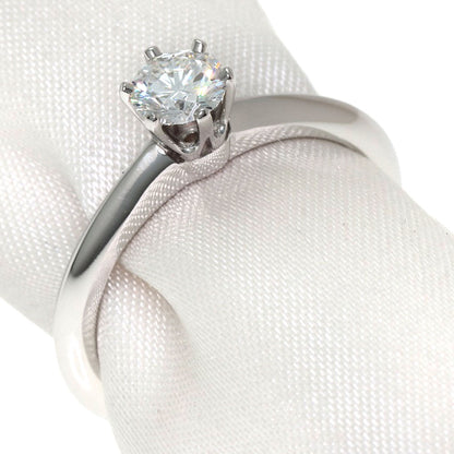 TIFFANY&Co. Solitaire Diamond Ring Platinum PT950 Ladies [Used]