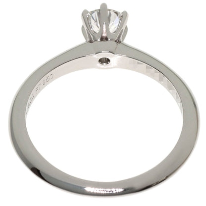 TIFFANY&Co. Solitaire Diamond Ring Platinum PT950 Ladies [Used]