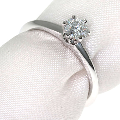 TIFFANY&Co. Solitaire Diamond Ring Platinum PT950 Ladies [Used]