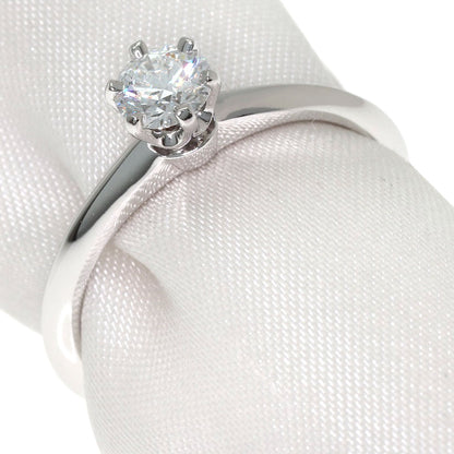 TIFFANY&Co. Solitaire Diamond Ring Platinum PT950 Ladies [Used]