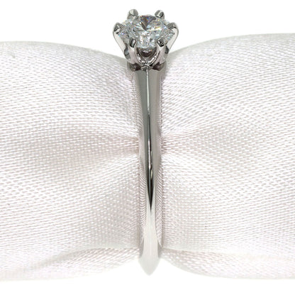 TIFFANY&Co. Solitaire Diamond Ring Platinum PT950 Ladies [Used]