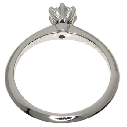 TIFFANY&Co. Solitaire Diamond Ring Platinum PT950 Ladies [Used]