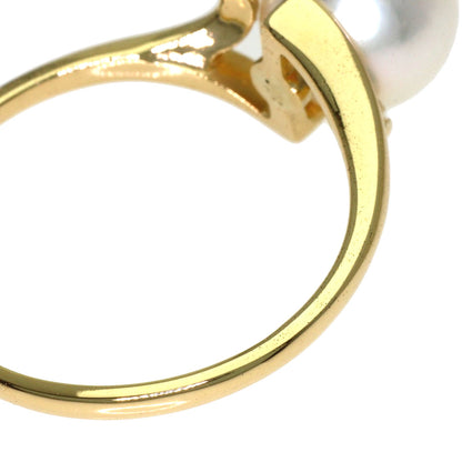 MIKIMOTO Pearl Pearl Ring K14 Yellow Gold Ladies [Used]