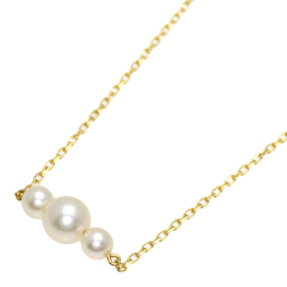 MIKIMOTO Pearl Pearl Necklace K18 Yellow Gold Ladies [Used]