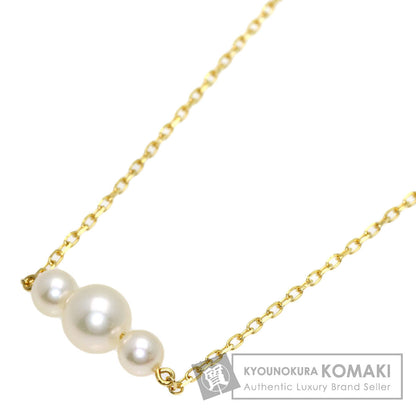MIKIMOTO Pearl Pearl Necklace K18 Yellow Gold Ladies [Used]