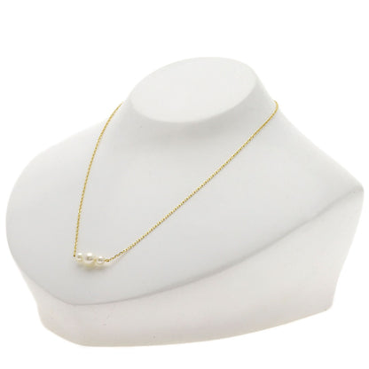 MIKIMOTO Pearl Pearl Necklace K18 Yellow Gold Ladies [Used]