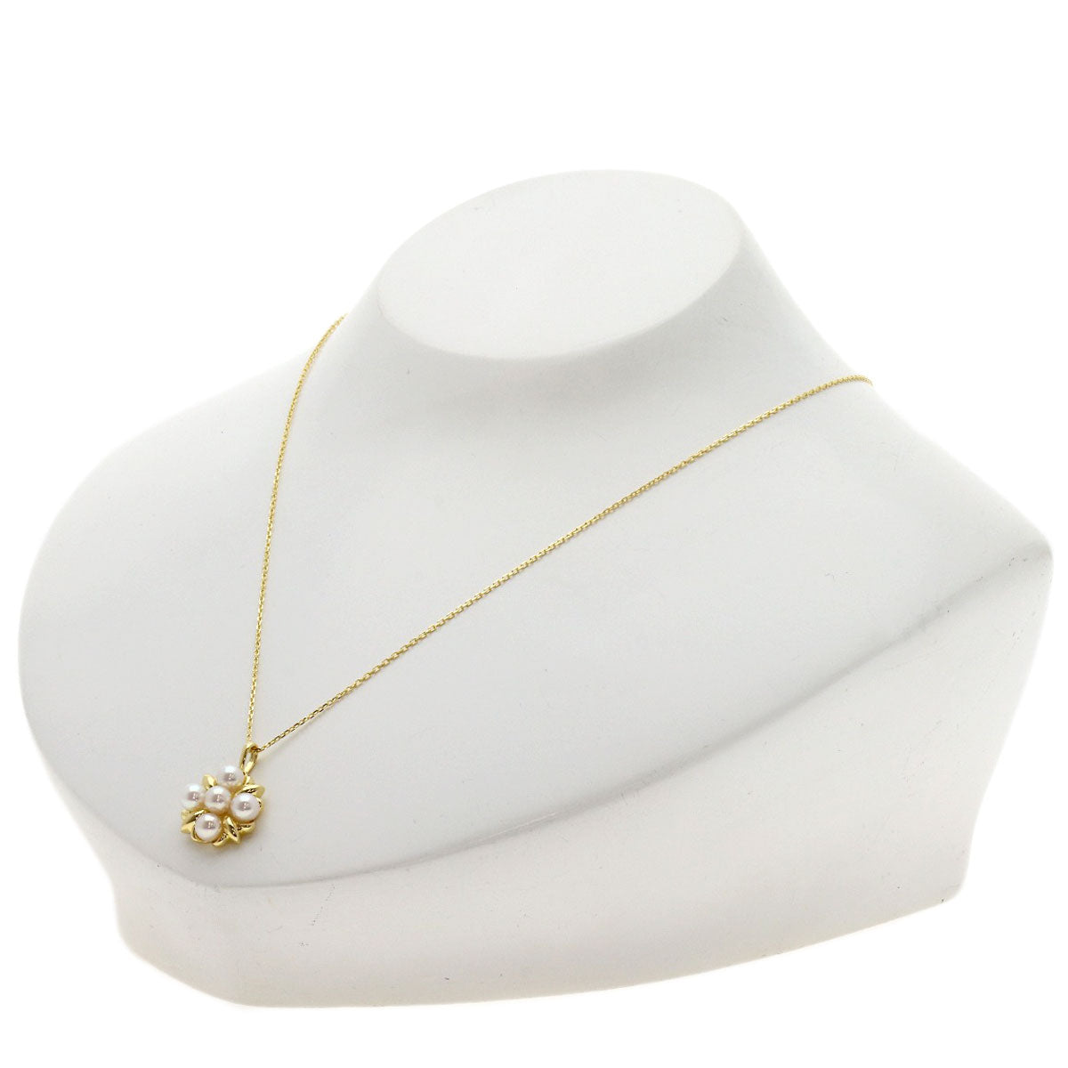 MIKIMOTO Pearl Pearl Necklace K18 Yellow Gold Ladies [Used]