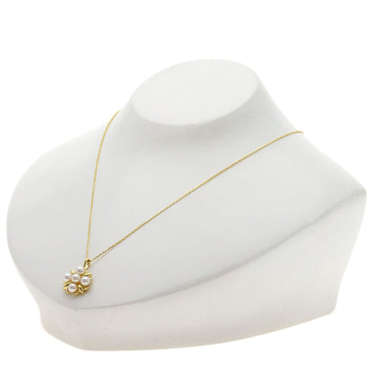 MIKIMOTO Pearl Pearl Necklace K18 Yellow Gold Ladies [Used]