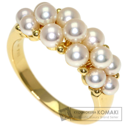 MIKIMOTO Pearl Pearl Ring K18 Yellow Gold Ladies [Used]