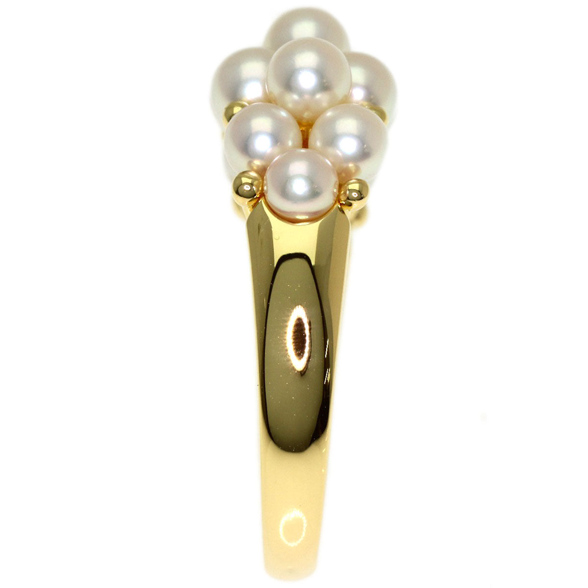 MIKIMOTO Pearl Pearl Ring K18 Yellow Gold Ladies [Used]
