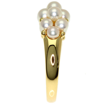 MIKIMOTO Pearl Pearl Ring K18 Yellow Gold Ladies [Used]