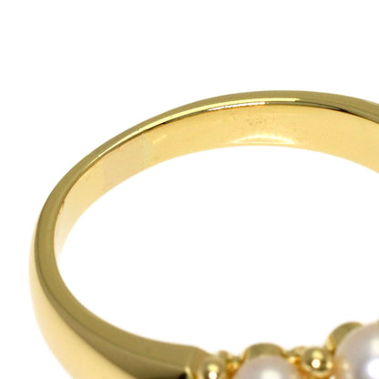 MIKIMOTO Pearl Pearl Ring K18 Yellow Gold Ladies [Used]