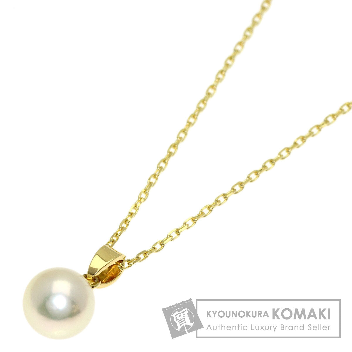 MIKIMOTO Pearl Pearl Necklace K18 Yellow Gold Ladies [Used]