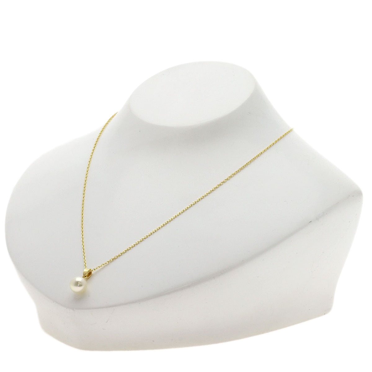 MIKIMOTO Pearl Pearl Necklace K18 Yellow Gold Ladies [Used]