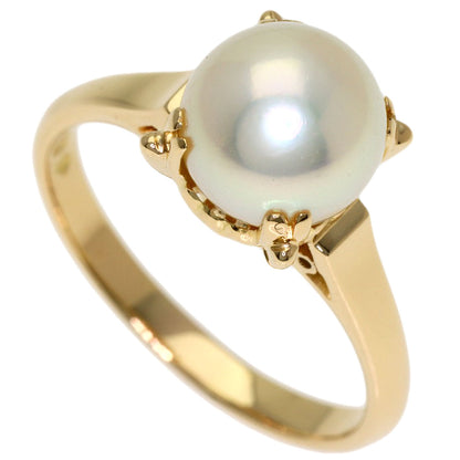 MIKIMOTO Pearl Pearl Ring K18 Yellow Gold Ladies [Used]