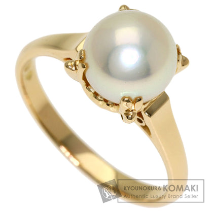 MIKIMOTO Pearl Pearl Ring K18 Yellow Gold Ladies [Used]