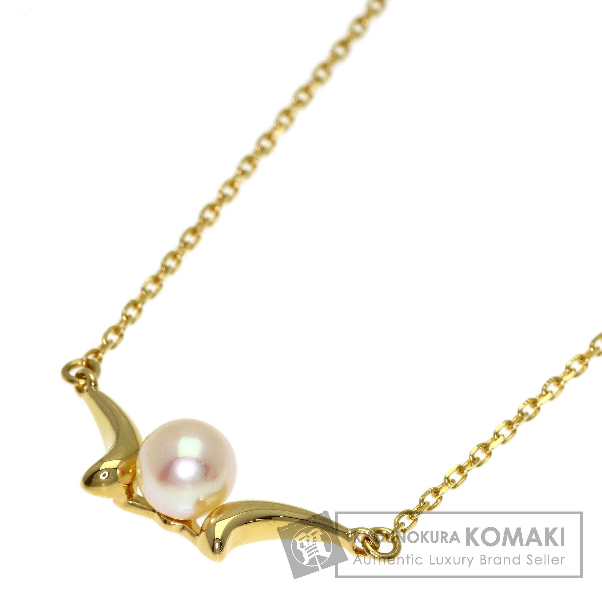 MIKIMOTO Pearl Pearl Necklace K18 Yellow Gold Ladies [Used]