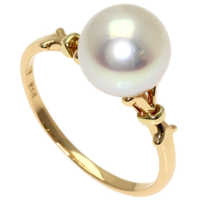 MIKIMOTO Pearl Pearl Ring K14 Yellow Gold Ladies [Used]