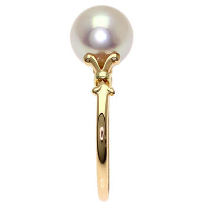 MIKIMOTO Pearl Pearl Ring K14 Yellow Gold Ladies [Used]