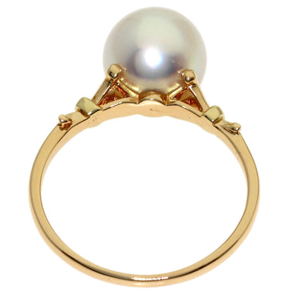 MIKIMOTO Pearl Pearl Ring K14 Yellow Gold Ladies [Used]
