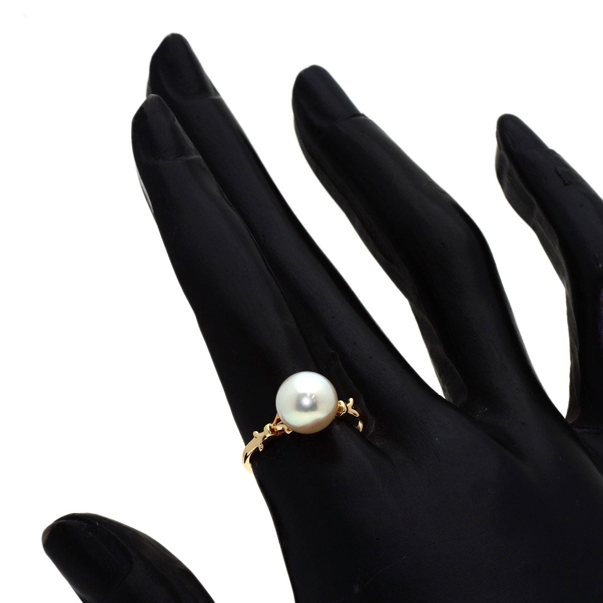 MIKIMOTO Pearl Pearl Ring K14 Yellow Gold Ladies [Used]