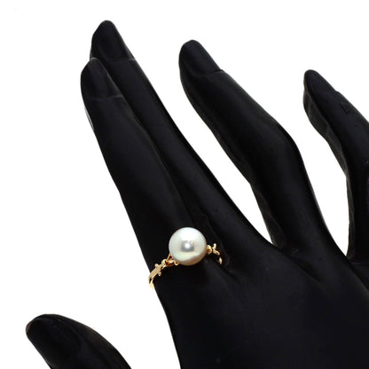 MIKIMOTO Pearl Pearl Ring K14 Yellow Gold Ladies [Used]