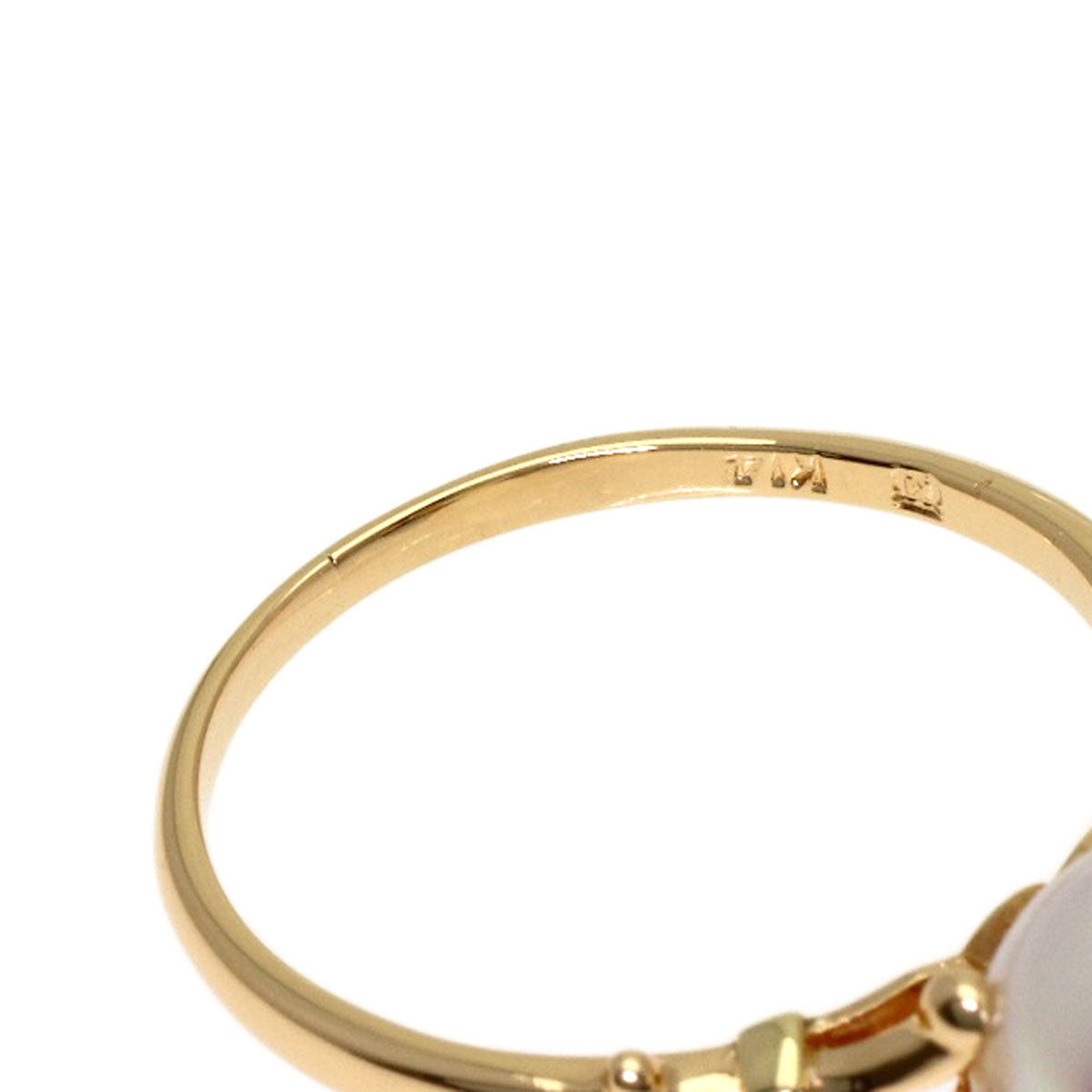 MIKIMOTO Pearl Pearl Ring K14 Yellow Gold Ladies [Used]