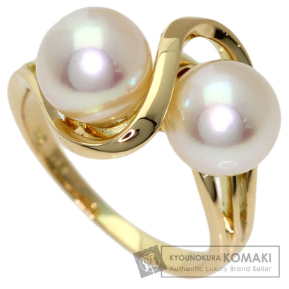 MIKIMOTO Pearl Pearl Ring K14 Yellow Gold Ladies [Used]