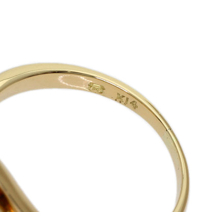 MIKIMOTO Pearl Pearl Ring K14 Yellow Gold Ladies [Used]