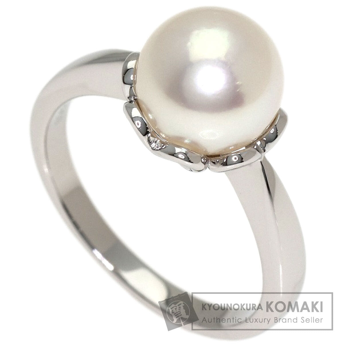 MIKIMOTO Pearl Pearl Ring Platinum PT950 Ladies [Used]