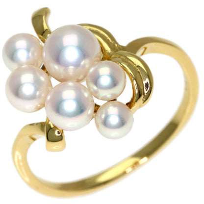 MIKIMOTO Baby pearl Pearl Ring K18 Yellow Gold Ladies [Used]