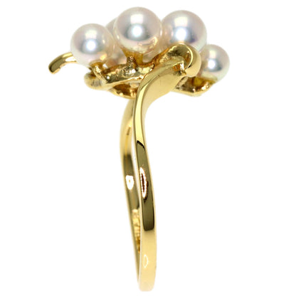 MIKIMOTO Baby pearl Pearl Ring K18 Yellow Gold Ladies [Used]